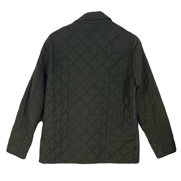 CAROLINA HERRERA Peacoat Men Large Wool Blend Pearl Snap Full Zip - Picture 2 of 14